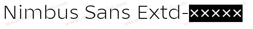 Nimbus Sans Extd字体转换